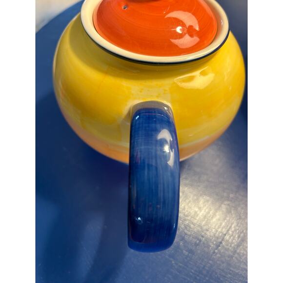 Herman Dodge & Son Hues n Brews Orange and Yellow handpainted - Picture 4 of 6